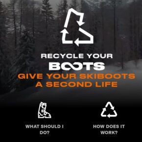 Tecnica scale up ski boot recycling project