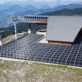 New Solar Panels for Meribel