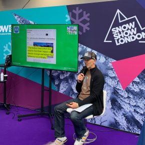 Sustainability presentations at the London Snow Show