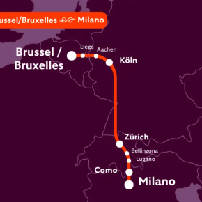 European Sleeper Brussels–Milan night train opens up the Swiss Alps