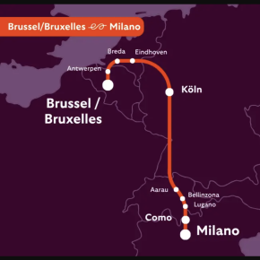 New Brussels-Milan Sleeper Train Offers New Rail Route to the Alps